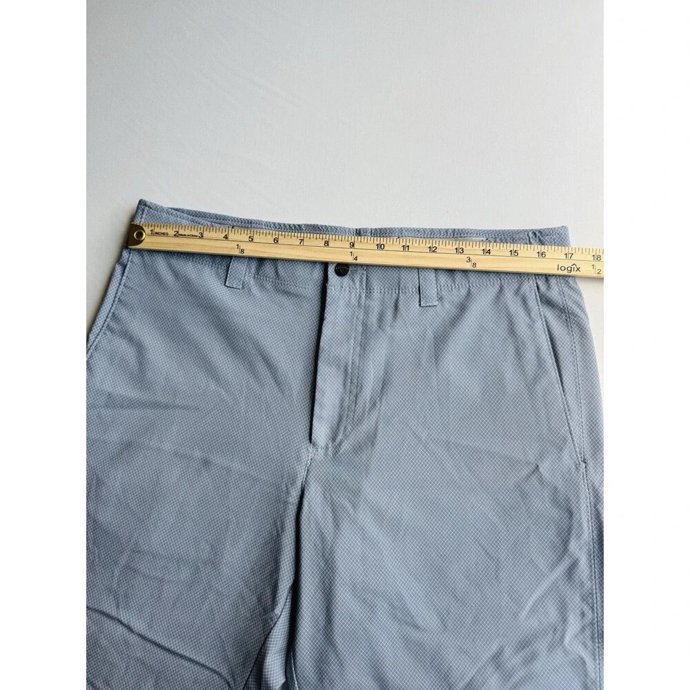 Callaway Men's Grey Micro Plaid Performance Golf Shorts